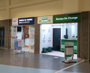 CRDB bank and NBM bank at the International Airport in Dar es Salaam
