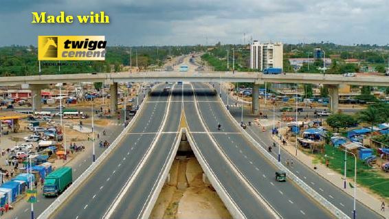 Twiga Cement used in major roads in Tanzania