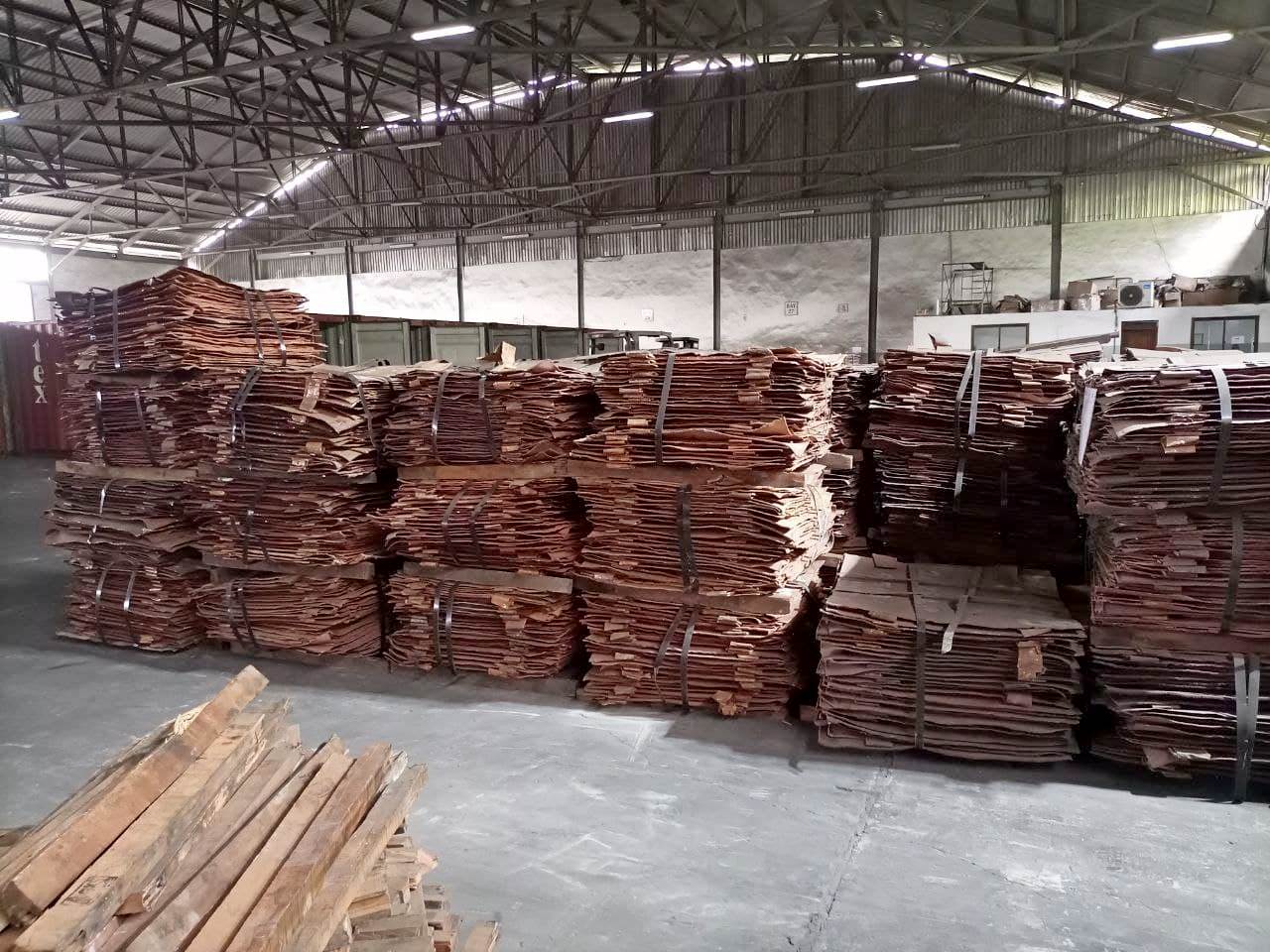 Copper sheets from Zambia