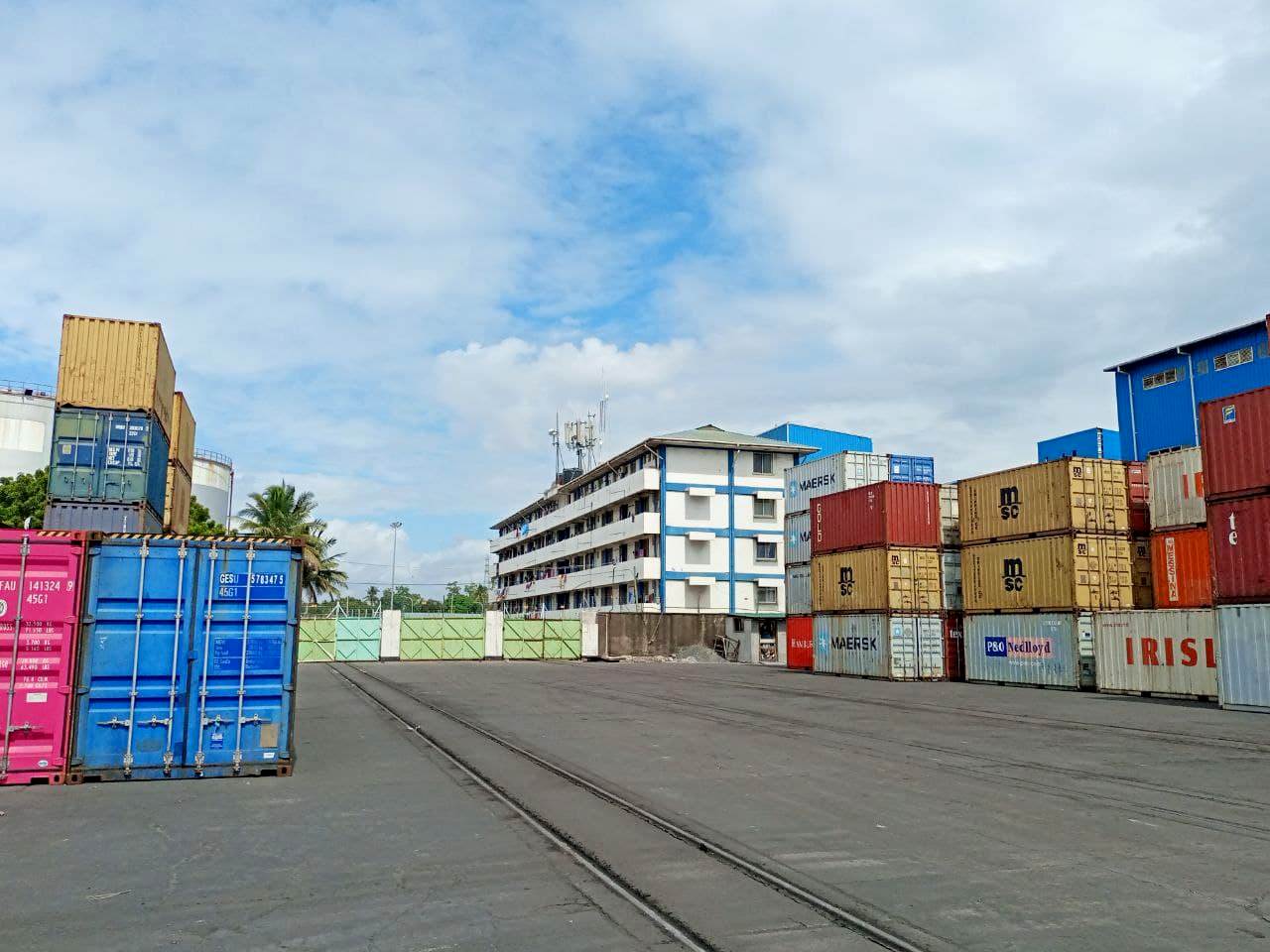 Tazara railway terminus at Dar es Salaam port